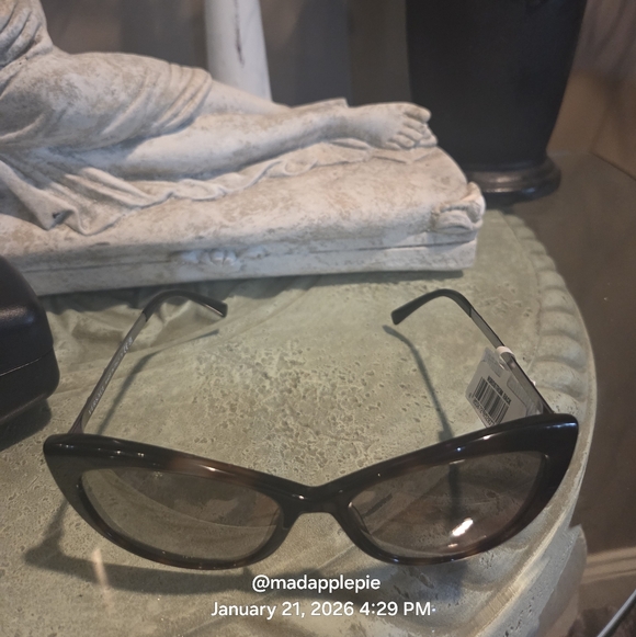 Versace Medusa Cat Eye Sunglasses Havanah Luxury Designer Mod4348 #165 main image 9